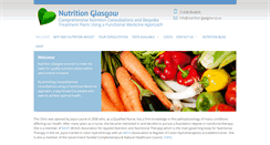 Desktop Screenshot of nutrition-glasgow.co.uk